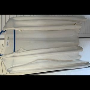 calvin klein button down long sleeve